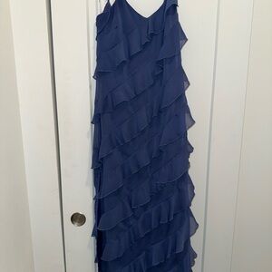 Lulu's Ruffle Midi Dress